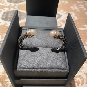 David Yurman 7mm Pearl Cable Bracelet